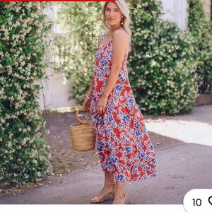 NWOT Hunter Bell New York poppy dress in royal bloom